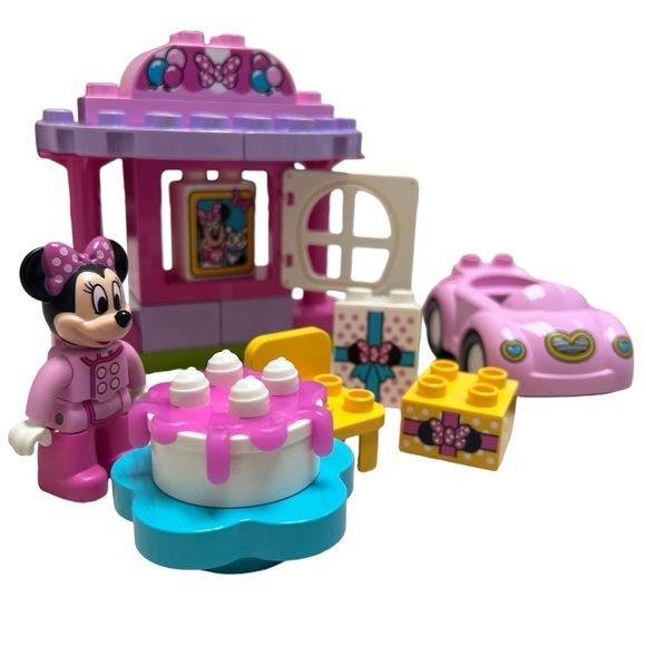 Lego Disney Minnie Mouse Birthday Party Duplo Building Blocks Set - Picture 3 of 7